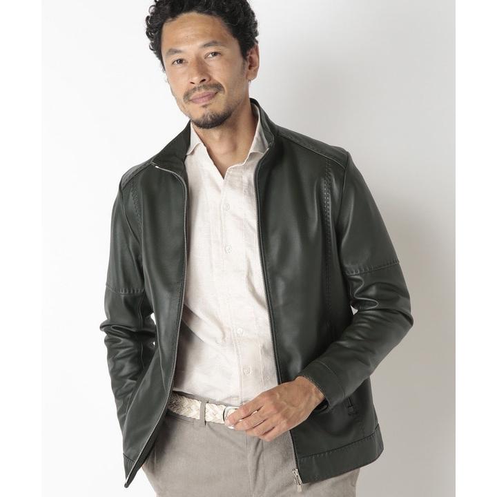 新入荷 【俳優 渡部篤郎さん着用】ラムレザークロームタンニングジャケット 【LWH6388951944】(22264円)