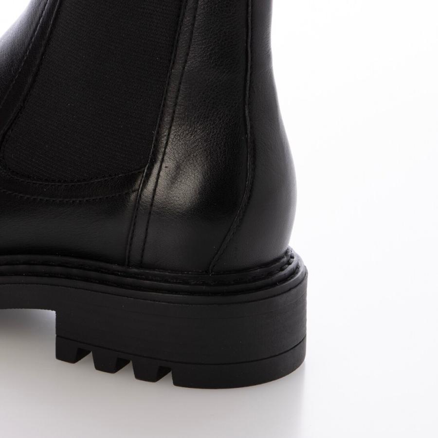 EVOL（イーボル） 【EVOL】本革トラックソールホワイトステッチブーツ