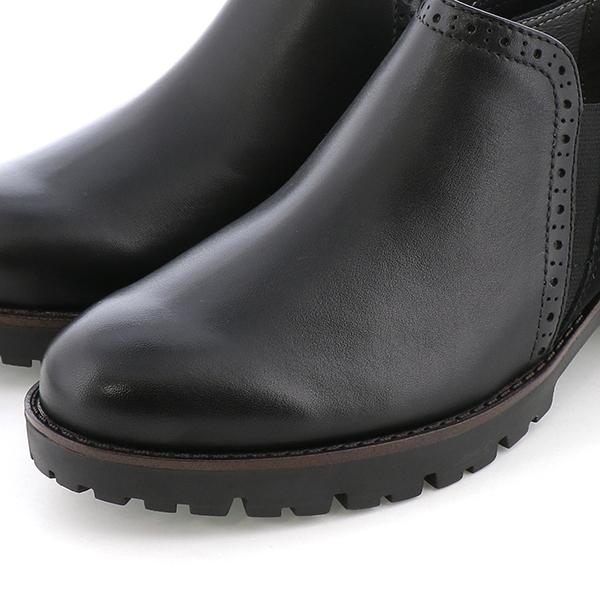 モードカオリ トラックソールコンビスリッポン 本革】 トラックソールコンビスリッポン 21471 （ブラック/C