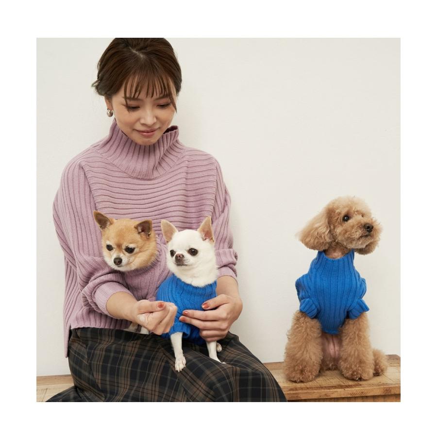 【DOG】【WEB限定カラー:ミント、 ピンク、イエロー】リブ切替プルオーバー｜0101marui｜15