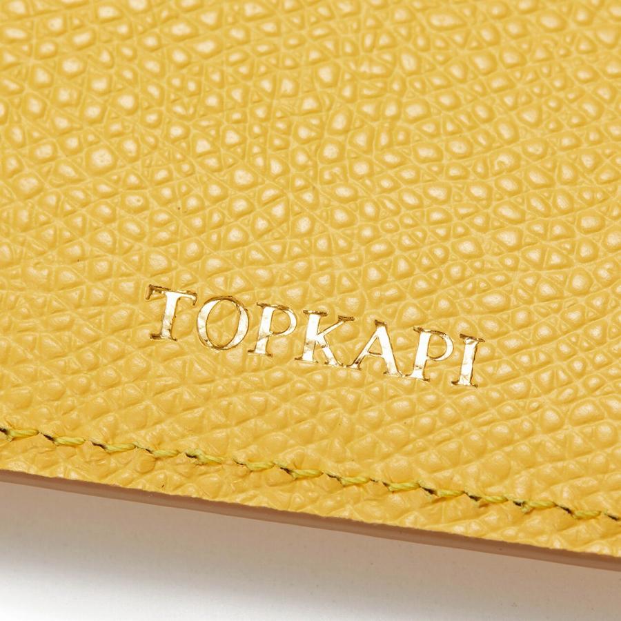 TOPKAPI（トプカピ） 角シボ型押し・ 二つ折り 財布 COLORATO