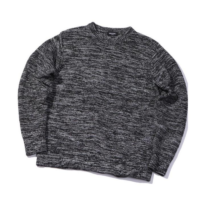 絵柄が秀逸❗️ MEN'S BIGI メンズビギ ヴィンテージ ニット 黒 絵柄が