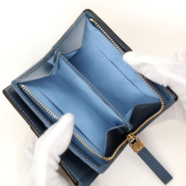 【極美品】LANVIN COLLECTION フェリア 折りたたみ財布 LANVIN COLLECTION 【ランバンコレクション】フェリアパース 二