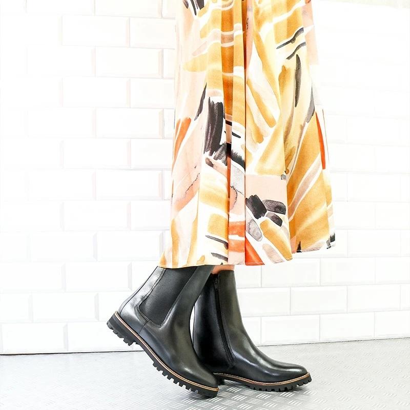 ALPHA CUBIC（アルファ キュービック） 【本革】〔撥水〕サイドゴア