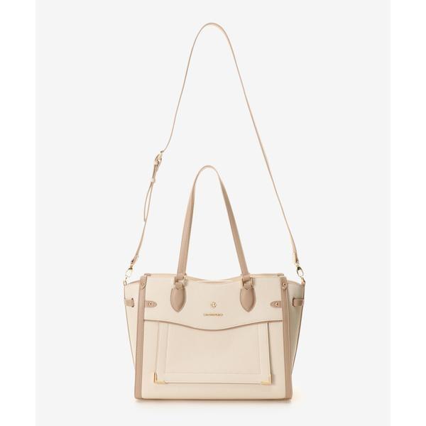 シンプルビジューA4トートバッグの画像
