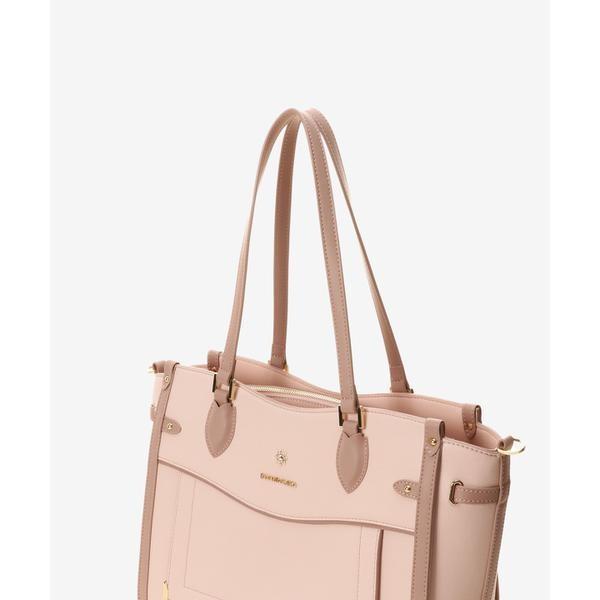 シンプルビジューA4トートバッグの画像