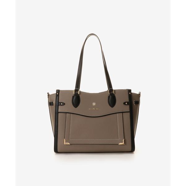 シンプルビジューA4トートバッグの画像