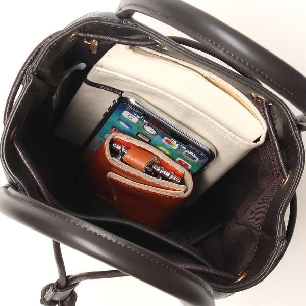 LA BAGAGERIE（ラバガジェリー） カウヘアー2WAYバケットバッグ