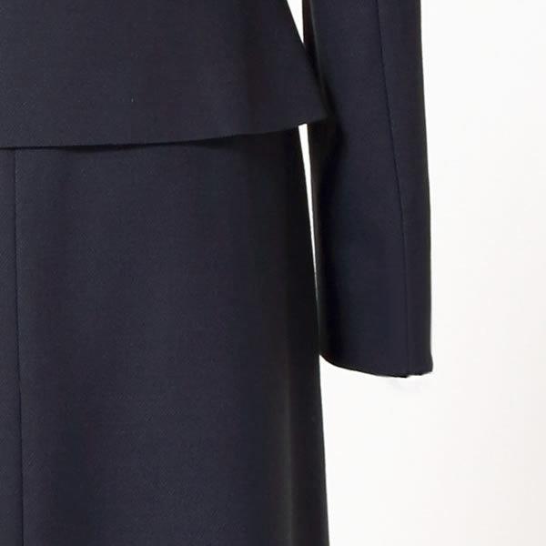 ESCOMUL お受験スーツ／濃紺スーツ／面接／レディース／大きい