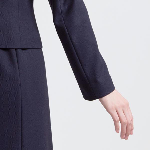 ESCOMUL お受験スーツ／濃紺スーツ／前ファスナー／面接