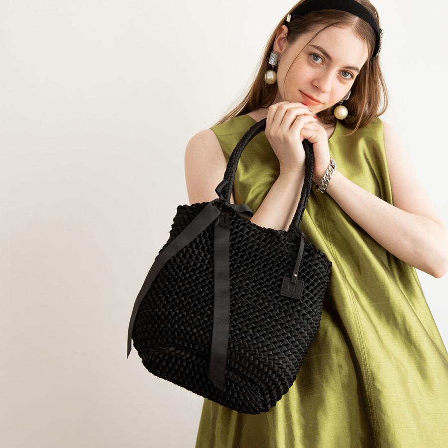 Ruban【ルバン】リボンニット編みバッグ ユー U Ruban【ルバン】リボン 