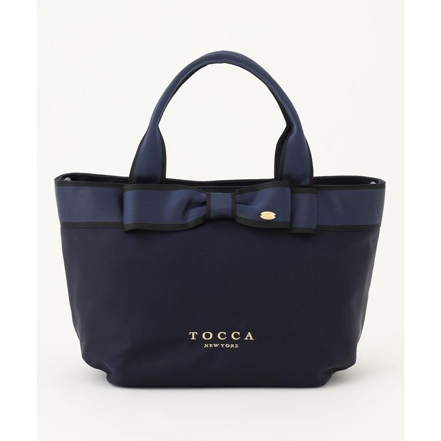 未使用品、TOCCA 【撥水】BICOLOR リボン付き2wayトートバッグ TOCCA（トッカ） BICOLOR RIBBON TOTE トートバッグ : マルイ(丸井