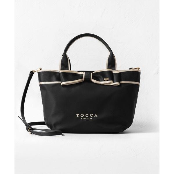 BICOLOR RIBBON TOTE トートバッグの画像
