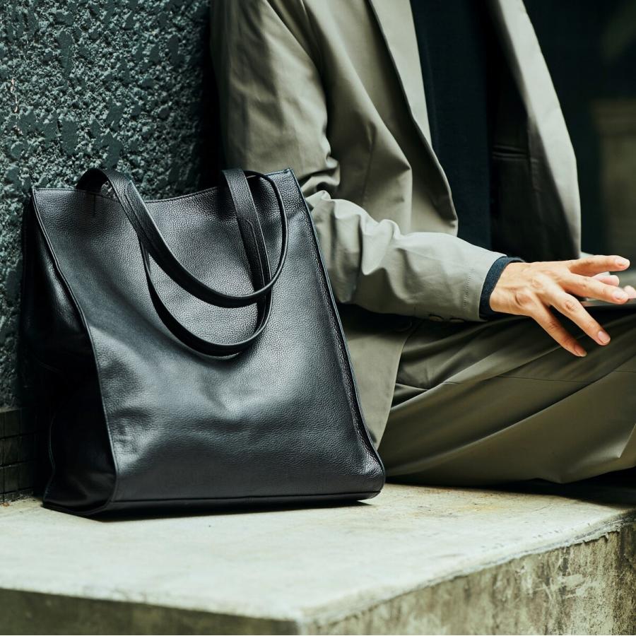 SONNE（ゾンネ） トートバッグ A4 本革 メンズ SOX019 SONNE 大きめ 縦