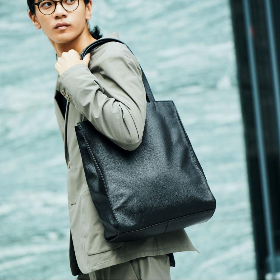 SONNE（ゾンネ） トートバッグ A4 本革 メンズ SOX019 SONNE 大きめ 縦