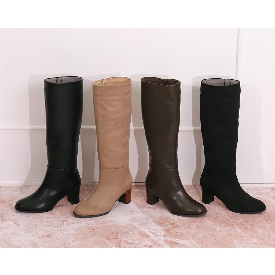 アルテミス by ダイアナ/6cm台ヒールプレーンロングブーツ artemis by DIANA（アルテミス by ダイアナ） 6cm台ヒールプレーン