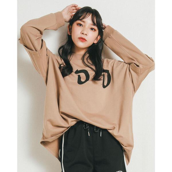 ZIDDY（ジディー） ビッグシルエット ビッグ ロゴ ボタン オープン エルボー トレーナー （130〜160cm） : マルイ(丸井 ...