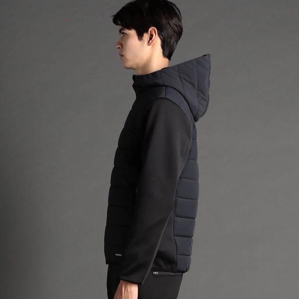 MONSIEUR NICOLE　ストレッチタフタ コンビネーションダウンブルゾン 楽天市場】【SALE／70%OFF】ストレッチタフタ コンビネーション