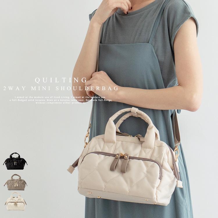 VitaFelice（ヴィータフェリーチェ） キルティング2wayミニショルダー