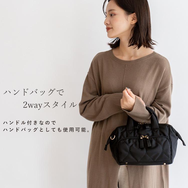 レア✨️美品 バリー 2way ショルダーバッグ ミニ キルティング ネイビー VitaFelice（ヴィータフェリーチェ） キルティング2wayミニショルダー