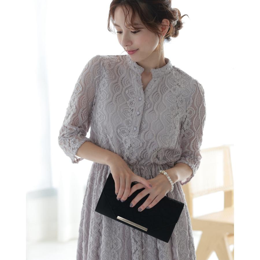 PREFERIR（プレフェリール） カットワーク レース バンドカラー結婚式