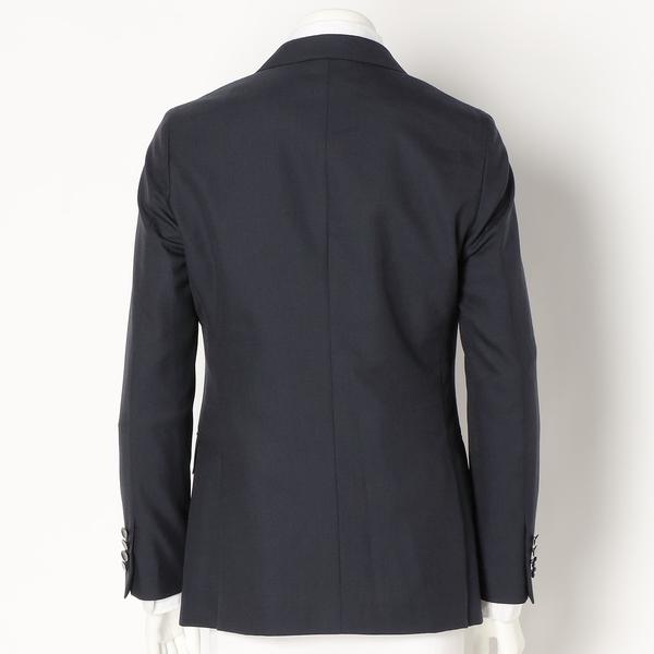 SUIT SELECT 【オールシーズン】2釦ジャケット ネイビー無地 メタル釦
