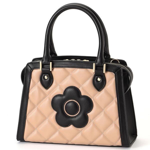 MARY QUANT（マリークヮント） スクエアキルトデイジーパッチ 2WAY