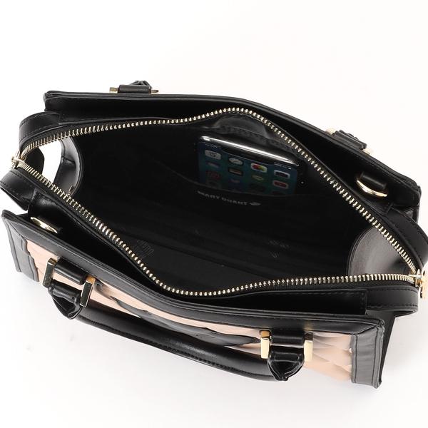 MARY QUANT スクエアキルトデイジーパッチ 2WAYトート : マルイ