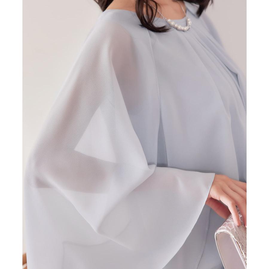 パーティードレス パンツ セットアップ 袖付き