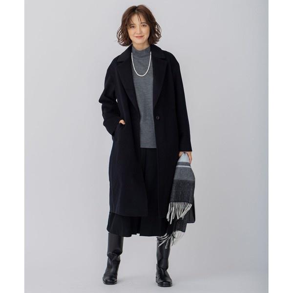 【早い者勝ち】 【CLASSY.1月号掲載】ウールカシミヤビーバー チェスターコート 【K8567000097】(29854円)