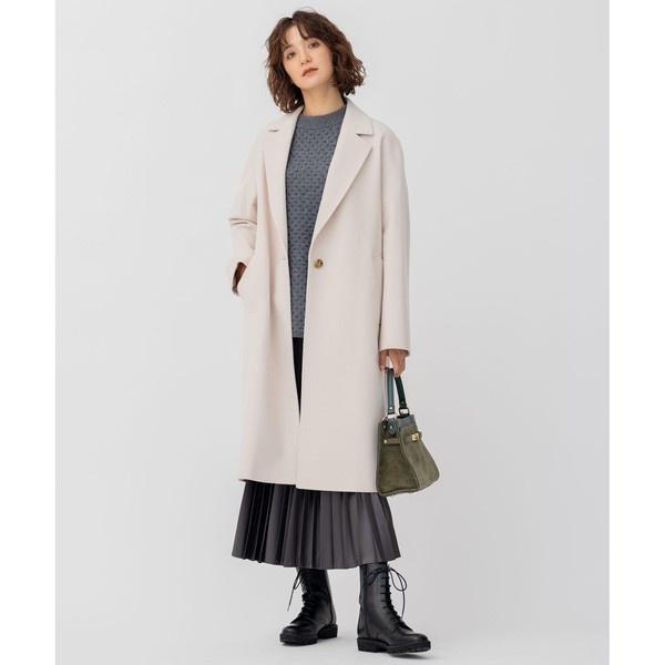 【早い者勝ち】 【CLASSY.1月号掲載】ウールカシミヤビーバー チェスターコート 【K8567000097】(29854円)