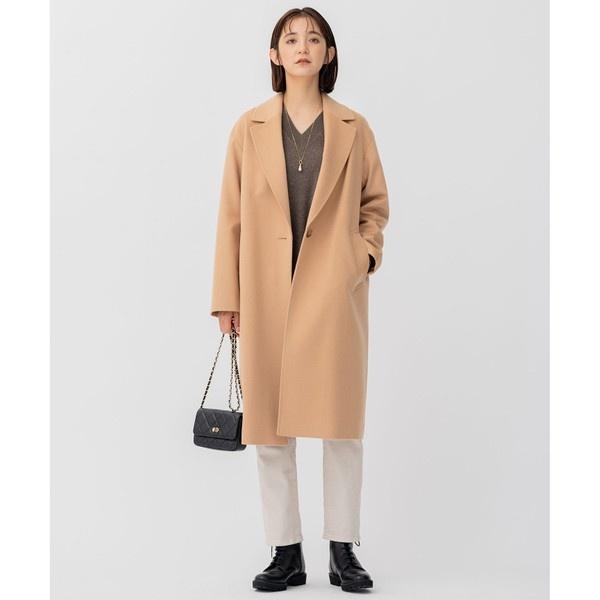 【早い者勝ち】 【CLASSY.1月号掲載】ウールカシミヤビーバー チェスターコート 【K8567000097】(29854円)