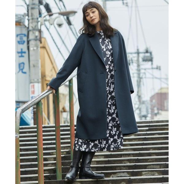 【早い者勝ち】 【CLASSY.1月号掲載】ウールカシミヤビーバー チェスターコート 【K8567000097】(29854円)