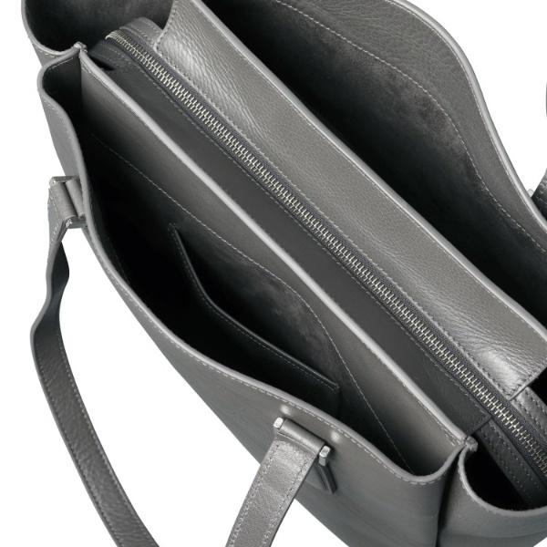 【フィオーレ】レザートートバッグ L 本革  A4サイズ 3スペース ビジネスバッグ（商品番号：P25-20014）の画像
