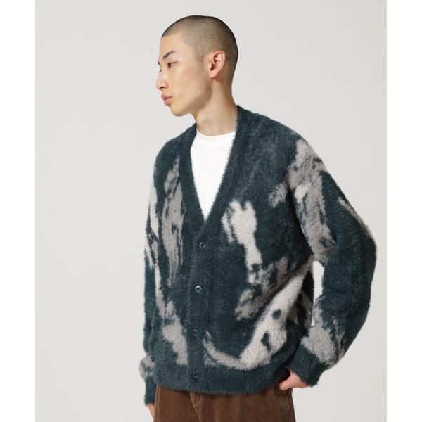 AVX NYLON SHAGGY CARDIGAN ／ ナイロン シャギー カーディガン｜0101marui｜03