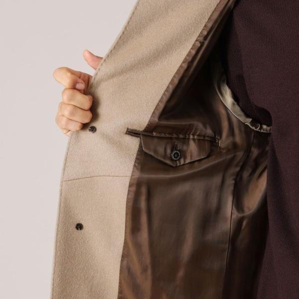 TAKEO KIKUCHI（タケオキクチ） 【ウールカシミヤブレンド】ビーバー調