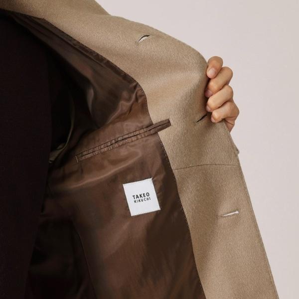 TAKEO KIKUCHI（タケオキクチ） 【ウールカシミヤブレンド】ビーバー調