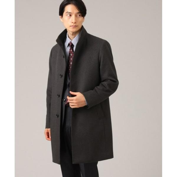 TAKEO KIKUCHI 【ウールカシミヤブレンド】ビーバー調 スタンドカラー