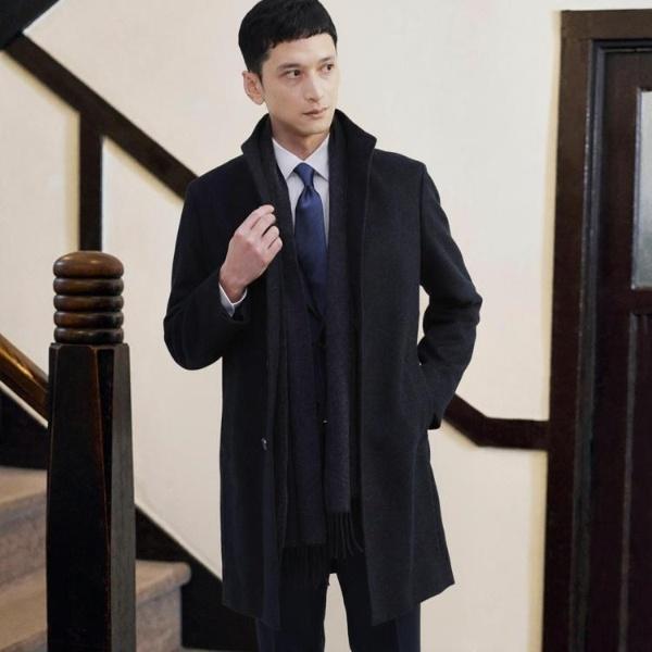 TAKEO KIKUCHI（タケオキクチ） 【ウールカシミヤブレンド】ビーバー調