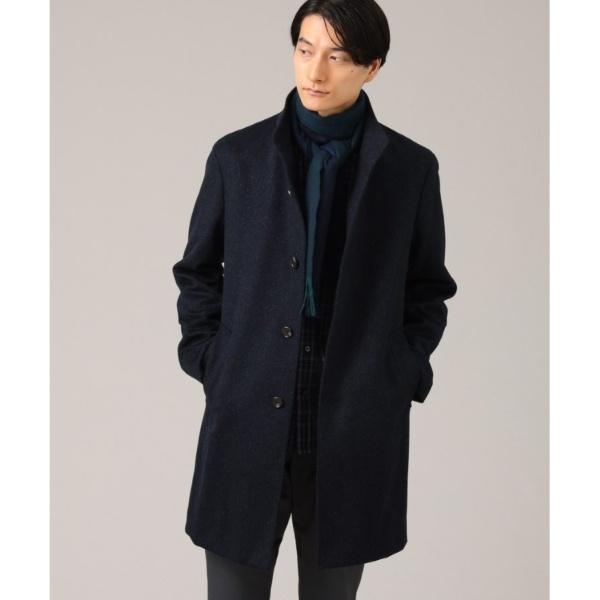 TAKEO KIKUCHI 【ウールカシミヤブレンド】ビーバー調 スタンドカラー