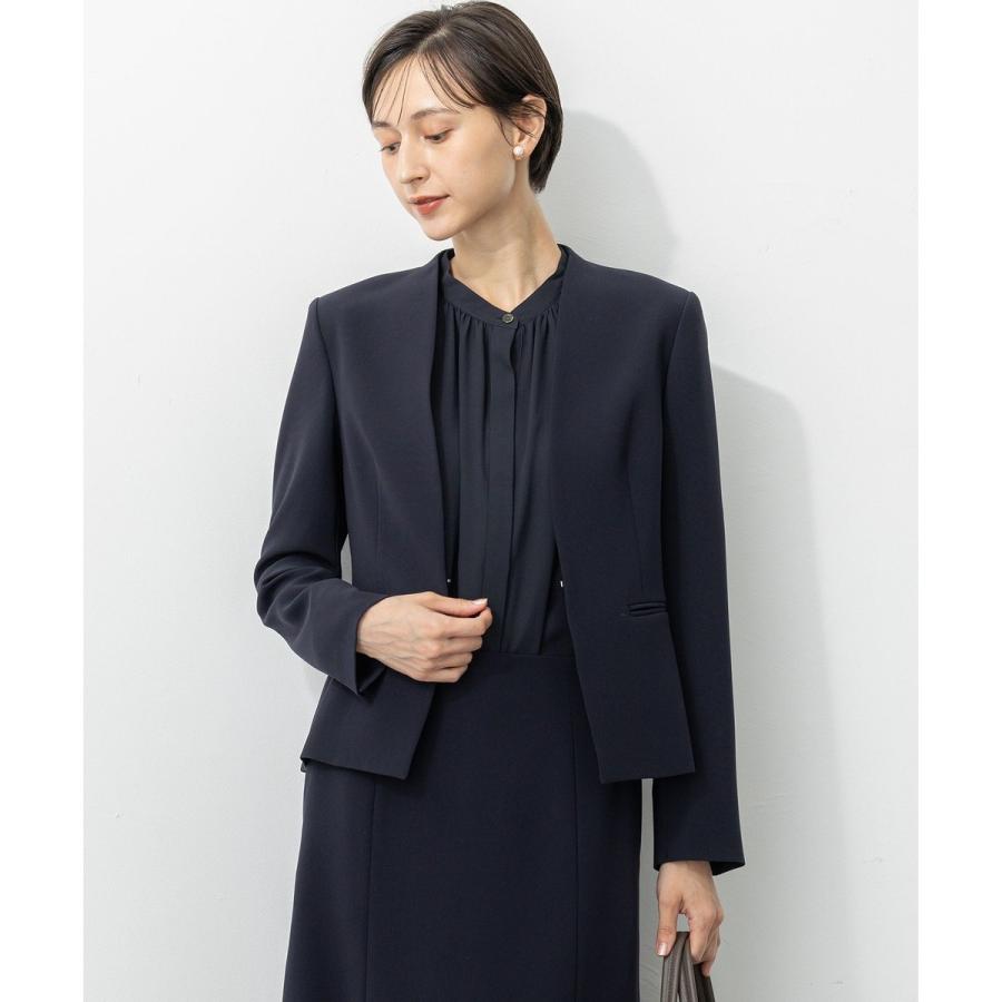 23区 【セットアップ対応/洗える】トリアセダブルジョーゼット ノー