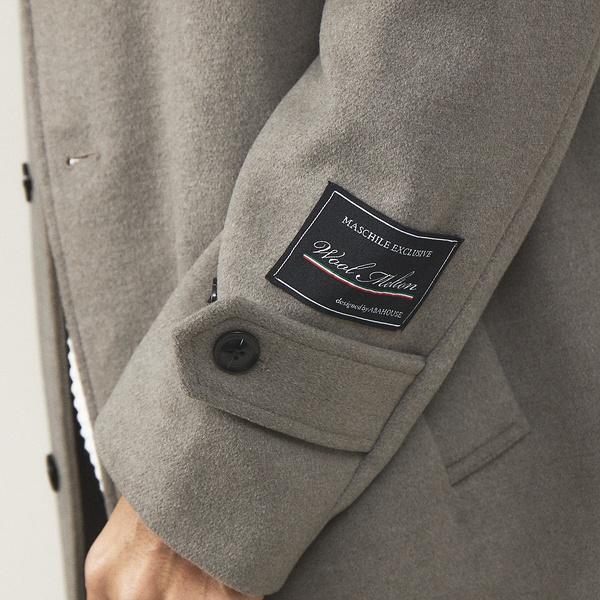 ABAHOUSE（アバハウス） 【MASCHILE/マスキーレ】メルトン ステン