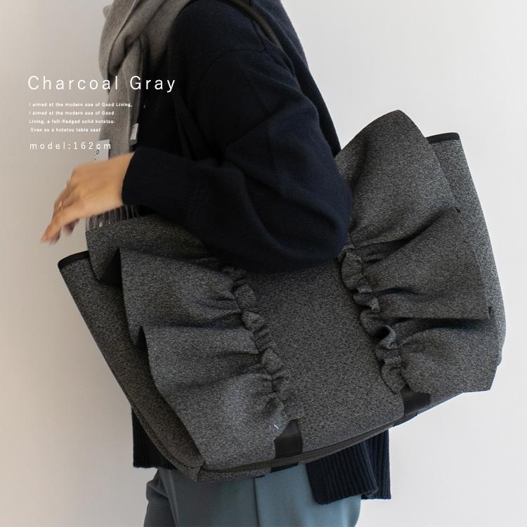 VitaFelice（ヴィータフェリーチェ） ネオプレーンフリルBIGトート