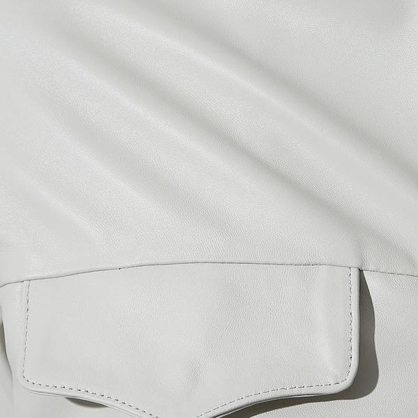 ラムレザーシャツ ブルゾンの画像