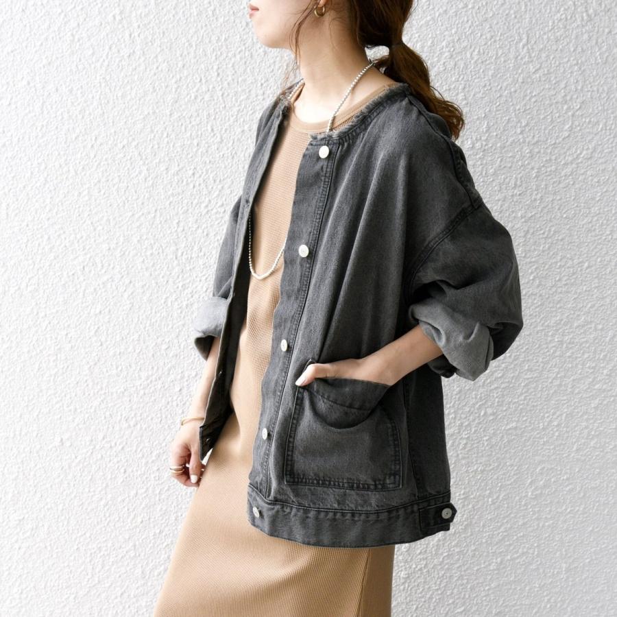 SHIPS any any: ノーカラー デニム ブルゾン［SHIPS DENIM］ : マルイ