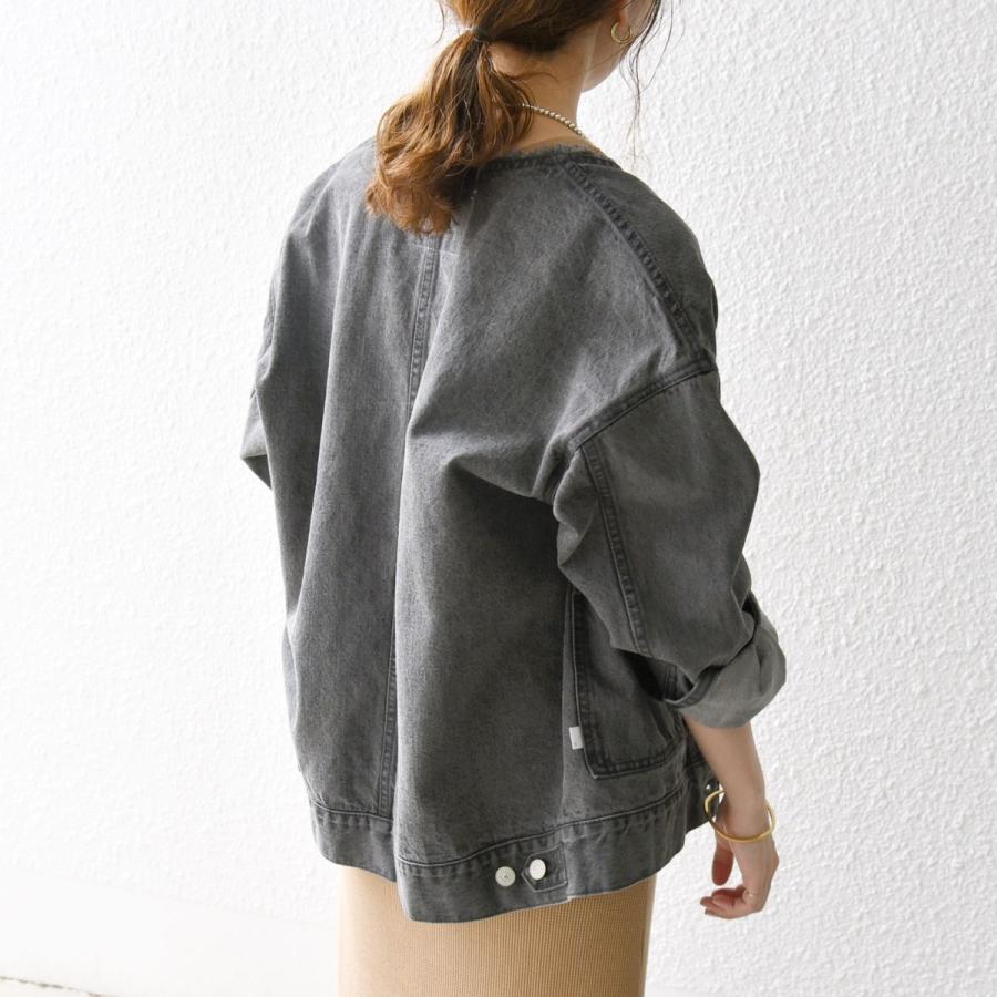 SHIPS any any: ノーカラー デニム ブルゾン［SHIPS DENIM］ : マルイ