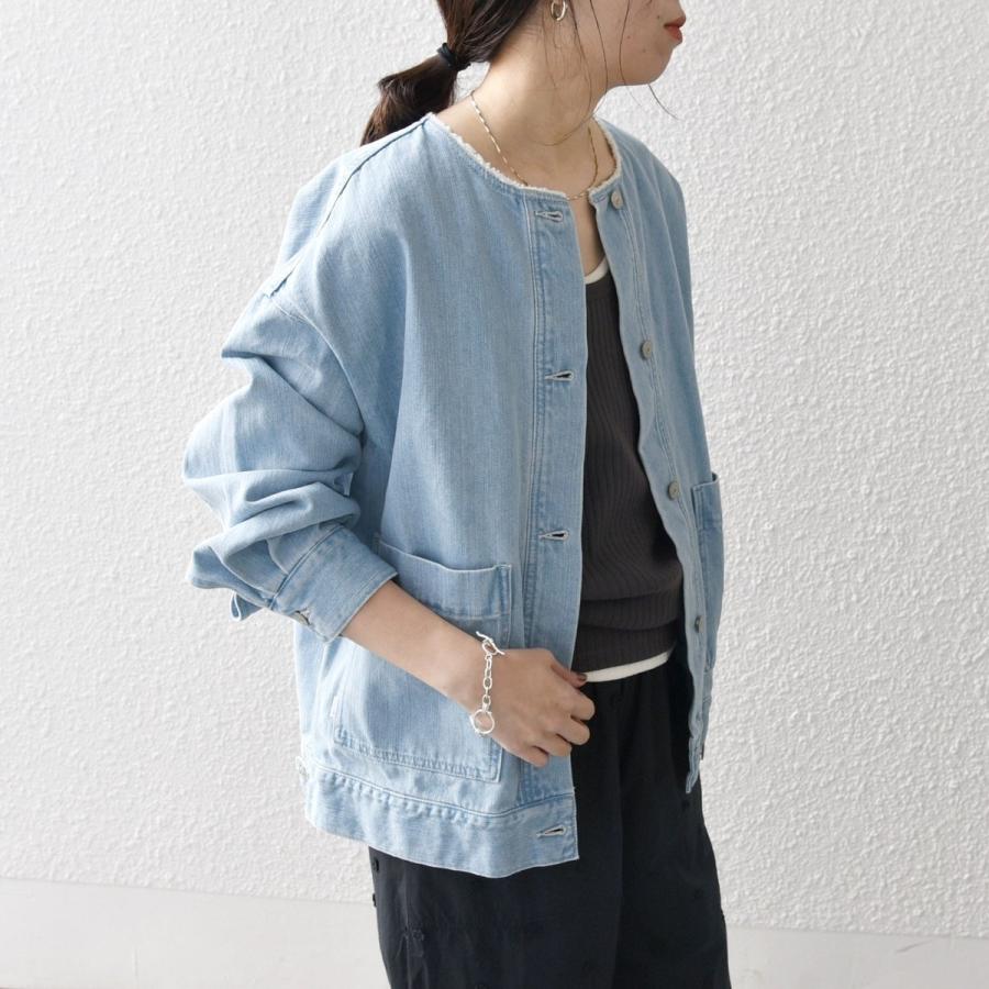 SHIPS any any: ノーカラー デニム ブルゾン［SHIPS DENIM］ : マルイ
