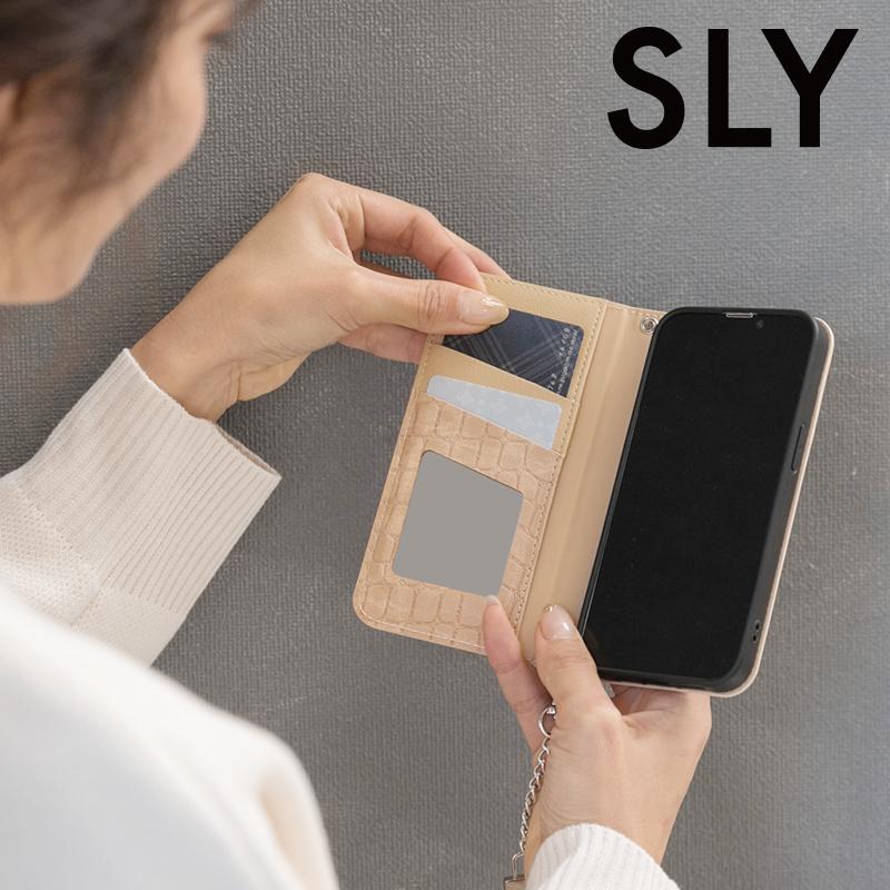 【iPhone 14 Pro】SLY[ハーフクロコ手帳]｜0101marui｜14