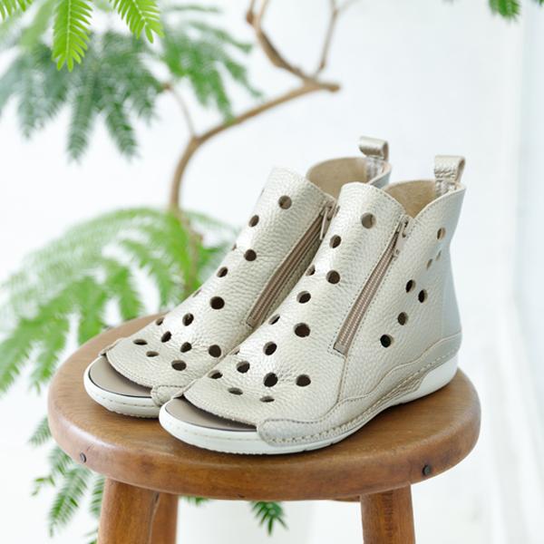 JS Heartlavel（ジェイエスハートレーベル） 横幅ゆったり☆パンチング