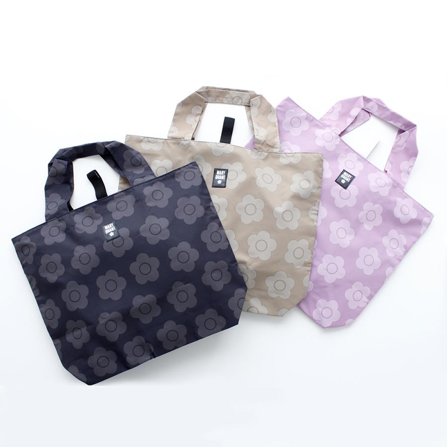 MARY QUANT（マリークヮント） 【約38×36×10cm】洗えるエコバッグ 0001